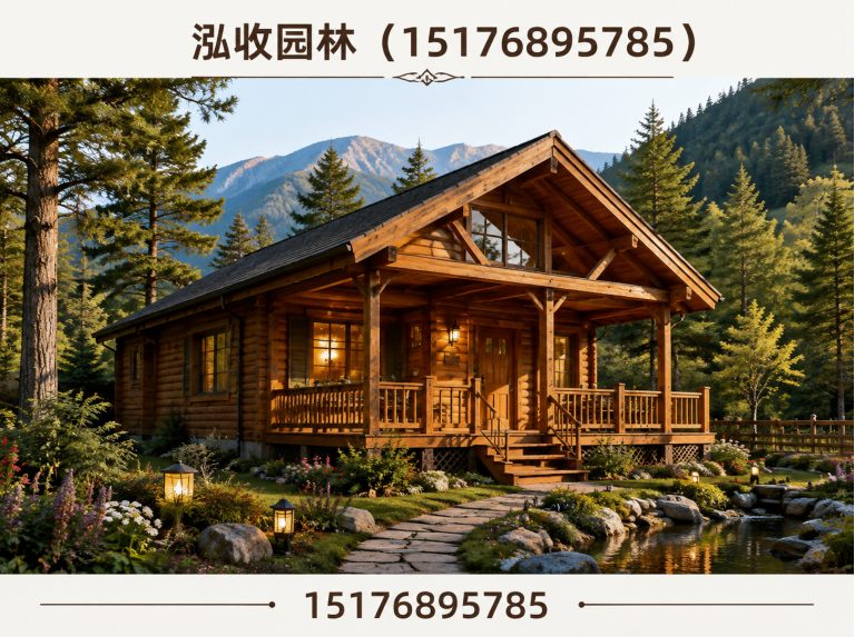鄂州防腐木凉亭展示图
